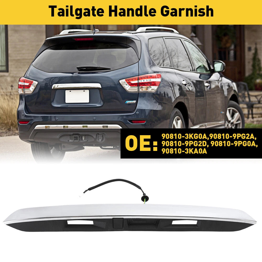 Rear Tail Gate Liftgate Finish Molding for Nissan Pathfinder 2013-20 3.5L EOA 6B93BC-57
