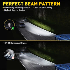Pair D3S D3R LED Headlight Bulbs Kit For Ford Mustang 2013-2018 High Low Beam 6B93BC-57