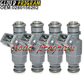 4PCS 0280156262 Car fuel injector nozzle For Geely CK,CK2,CK3 Kingkong MK LG 6B93BC-57