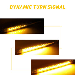 Motorcycle Handlebar LED Mini Turn Signal Indicator Light For AUXITO Softail EOA 6B93BC-57