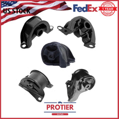 Motor & Trans Mount 5Pcs Set Fits 92 - 95 Honda Civic 1.5L for Auto Trans 6B93BC-57