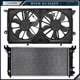 Electric Engine Radiator Cooling Fan Kit For 2014-2016 Chevrolet Silverado 1500 6B93BC-57