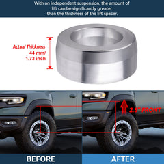 ECCPP 2.5" Front and 3" Rear Leveling Lift Kit For 2009-2018 Dodge Ram 1500 RWD KOEEP