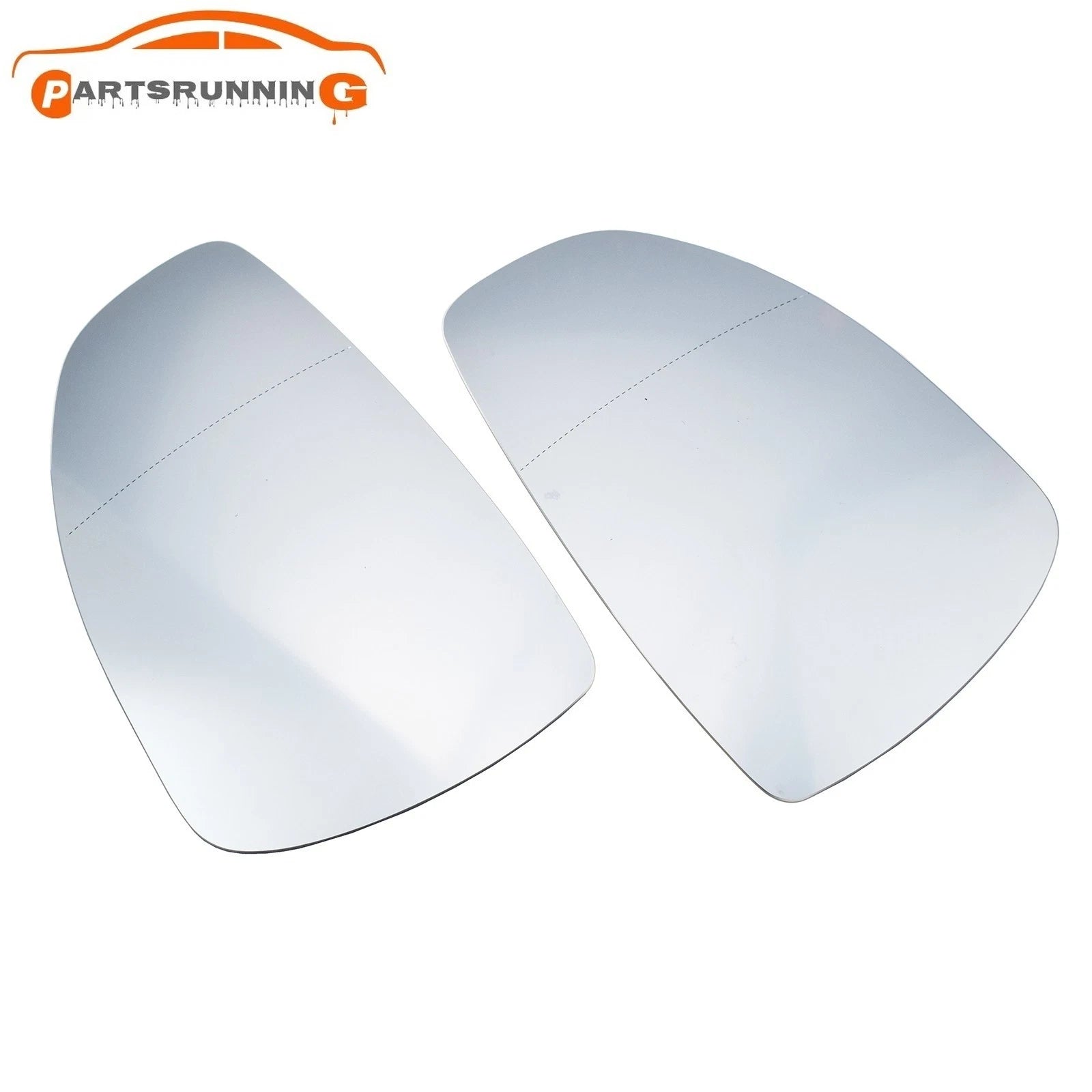 Pair Rearview Mirror Glass Heated for AUDI R8 2007-2015 TT 2006-2014 8J0857535D 6B93BC-57