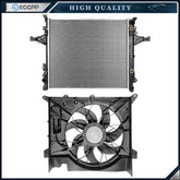 Electric Engine Radiator Cooling Fan Kit For 03 04 05 06 2007-2014 Volvo XC90 6B93BC-57