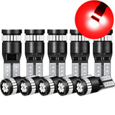 10Pcs Red T10 LED SMD Car Side Marker Interior Light Dome Map Bulbs W5W 194 168 6B93BC-57
