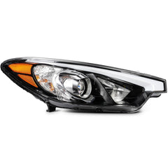 ECCPP LED Headlights Assembly For Kia Forte 2014-2016 Pair Kit Black Amber 6B93BC-57