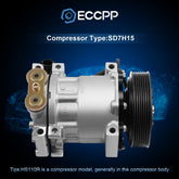A/C AC Compressor For 1996-2001 Dodge Dakota Durango Ram 1500 6B93BC-57