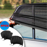 4Pcs Car Window Screen Mesh Cover Privacy Mosquito Bugs Net Sun UV Protection EA 6B93BC-57