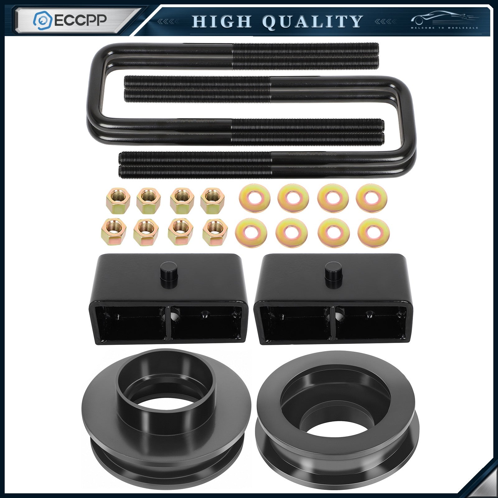ECCPP 3" Front & 2" Rear Leveling Lift Kit For 1994-2002 Dodge Ram 2500 3500 RWD ECCPP