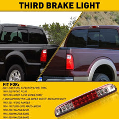 LED Third 3rd Brake Light Clear Fit 99-16 Ford F250 F350 Super Duty Carg US EOA 6B93BC-57