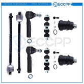 8pcs Front Sway Bars Ball Joints Tie Rod Ends For 2001-2010 Chrysler PT Cruiser 6B93BC-57