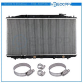 Radiator For 08-12 Honda Accord 12-15 Honda Crosstour with Oil Hose Clamps Kit 6B93BC-57