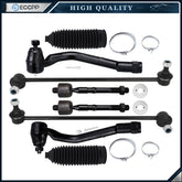 Front Rack and Pinion Bellow Sway Bar End Tie Rod End For 2011-2012 Kia Optima 6B93BC-57