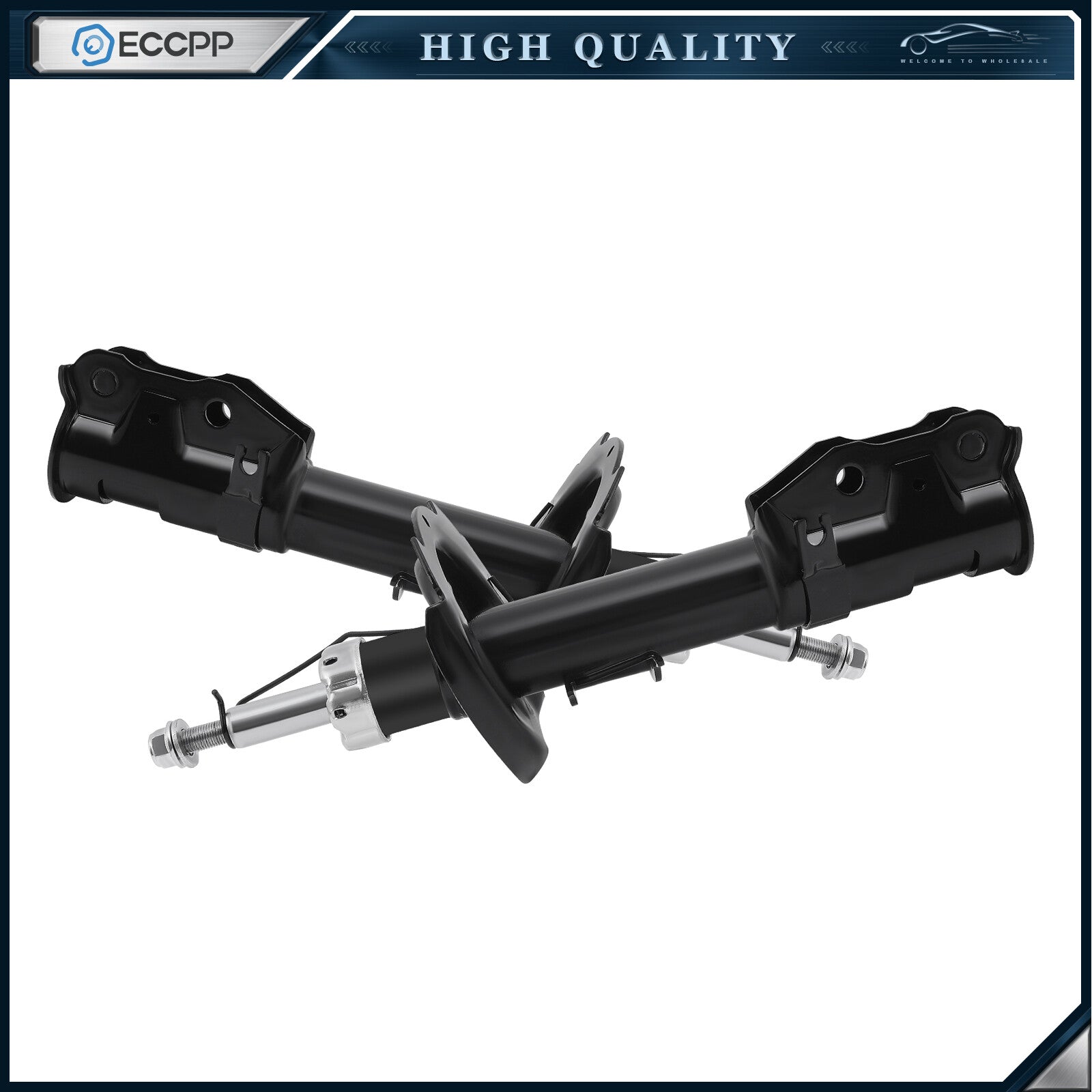 Front Pair Struts Shocks For 2011 2012 2013 2014 2011-2014 MAZDA 2 Left Right 6B93BC-57