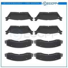 Front And Rear Brake Ceramic Pads For 2015-2017 2018 2019 Ford F-150 Kit 6B93BC-57