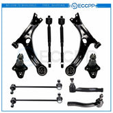10x Control Arm Ball Joint Sway Bar Tie Rod End For 2003-2008 Toyota For Corolla 6B93BC-57