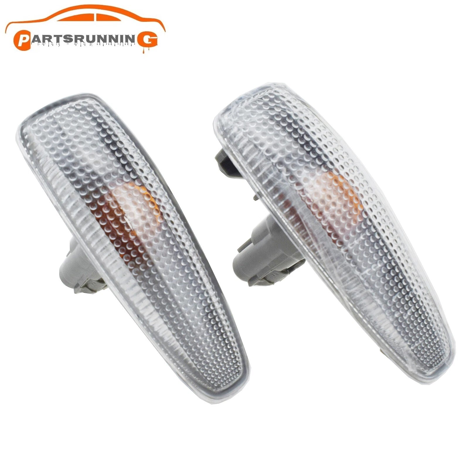 2x Side Fender Blinker Signal Light Lamps For Mitsubishi Outlander Lancer EVO X 6B93BC-57