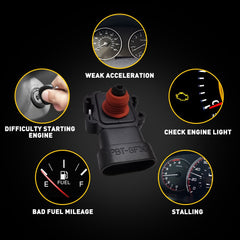 FOR GMC SIERRA 1500 2500 3500 YUKON MAP SENSOR 4.8 5.3L 6.0L 8.1L 12614973 99-08