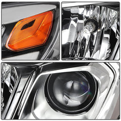 Headlight Assembly LH+RH For 2016-2017 Chevy Equinox LT LS LTZ Chrome Housing 6B93BC-57