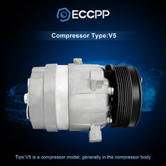 AC A/C Compressor W/ Clutch For 96-05 Oldsmobile 88 98 LSS Buick 3.8L 57994 6B93BC-57