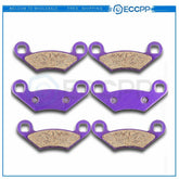 3 Pairs Brake Pads F and R For Polaris Sportsman X2 550 2010-2013 Carbon Fiber 6B93BC-57