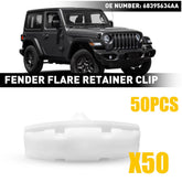 50pcs For Jeep Wrangler JL 18 19-20 Gladiator 2020 Fender Flare Retainer Clips A 6B93BC-57