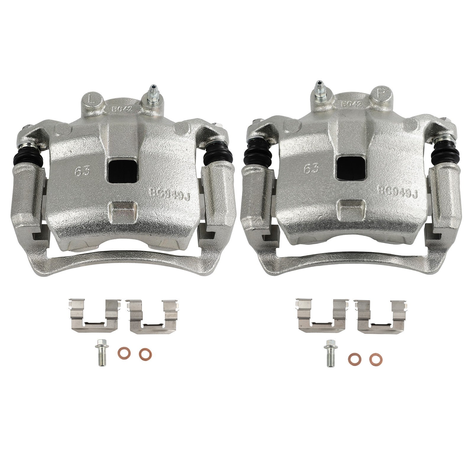 Front Left Right Brake Calipers 2Pcs For 2000-06 Nissan Sentra 19B2618, 19B2619 6B93BC-57