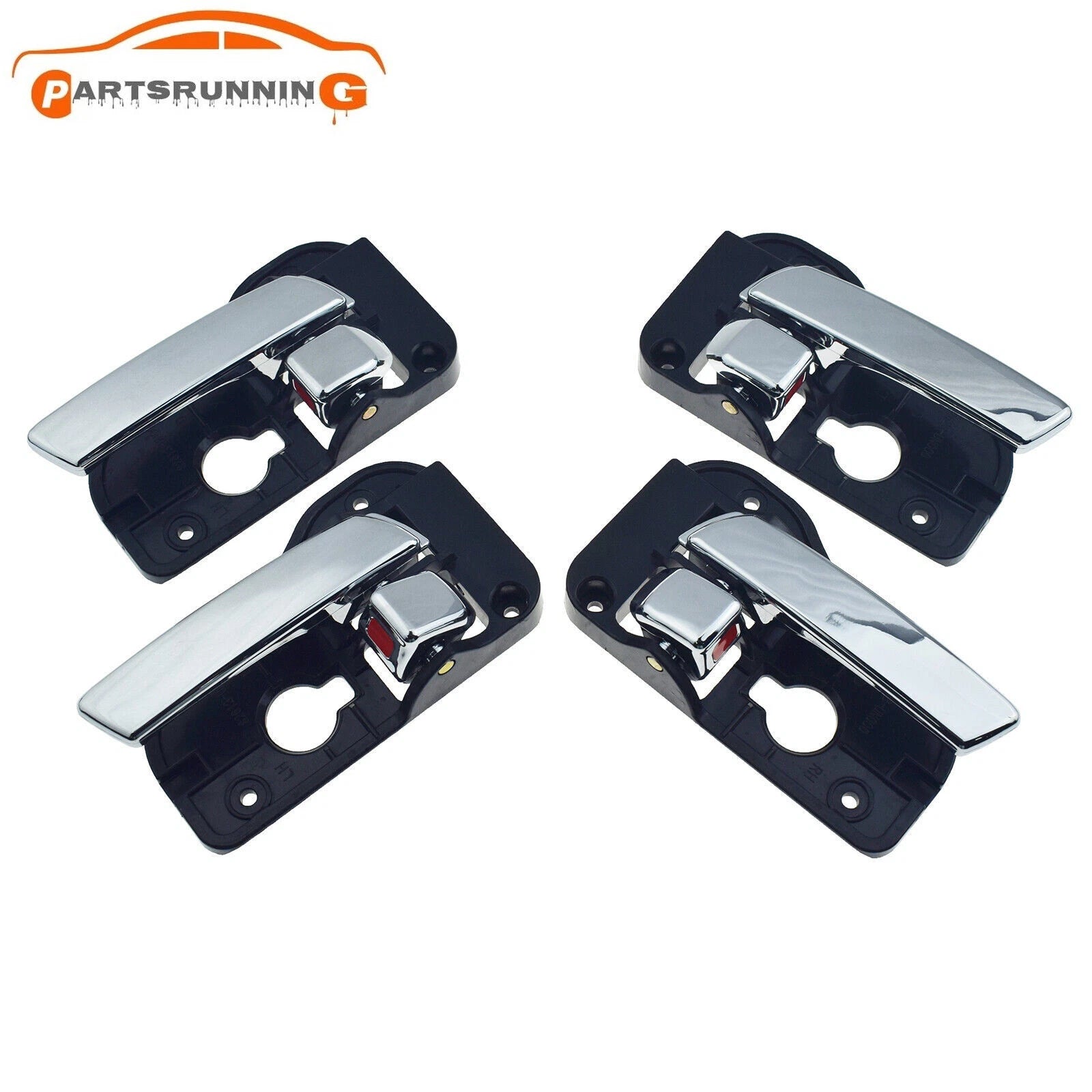 4PCS Front Rear Left Right Interior Door Handle Chrome for Kia Rondo 2007-2012 6B93BC-57