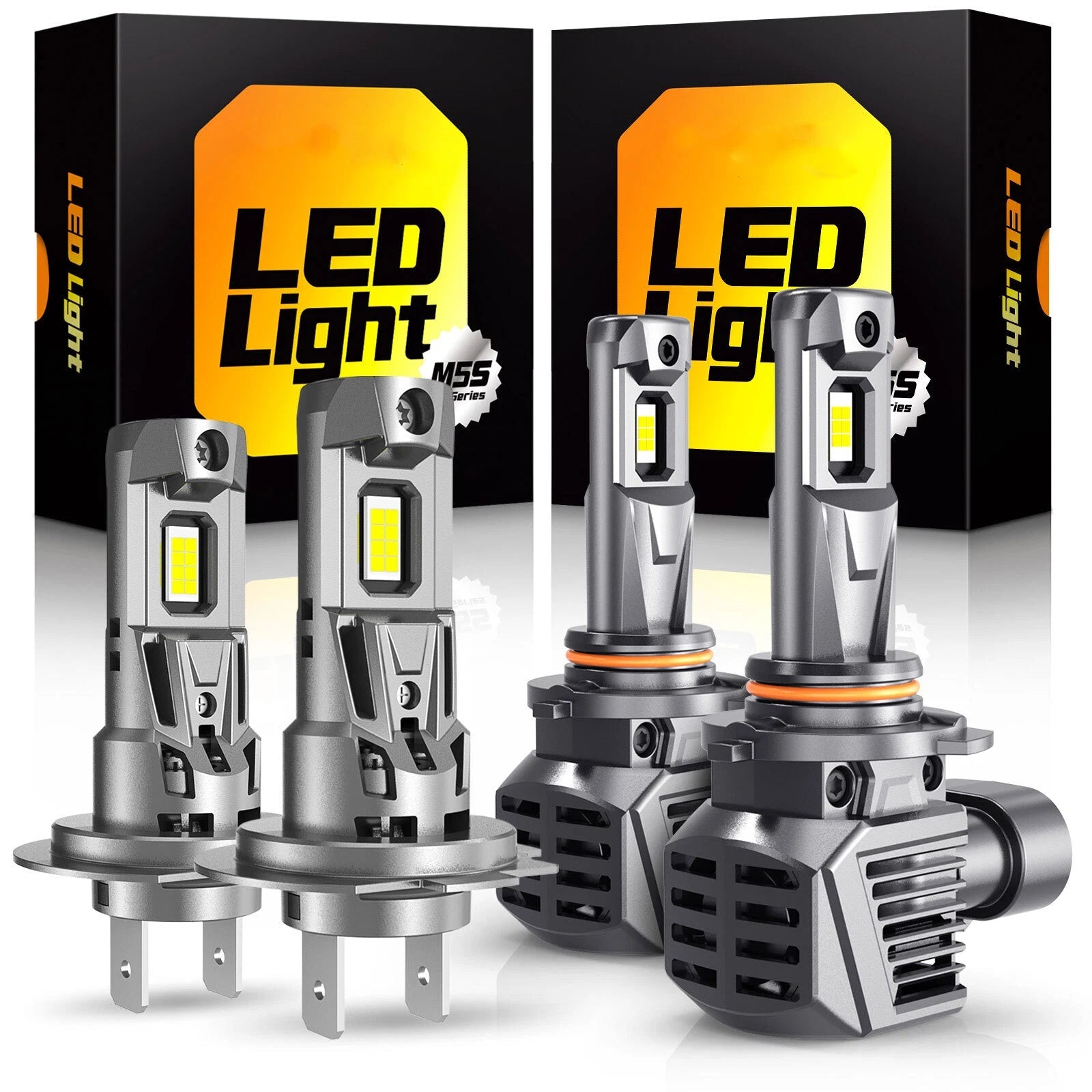 AUXITO H11 H8 H9 LED Headlight Kit Low Bulb Beam Super Bright 6500K White 9000LM AUXITO