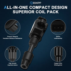 ECCPP 8 Ignition Coils For V8 4.1L Infiniti For Q45 1997 1998 1999 2000 20001 ECCPP