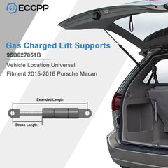ECCPP 1x Rear Liftgate Lift Support Shock For 2014-2018 Porsche Macan 95B827851B ECCPP