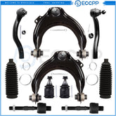 10x Front Upper Control Arm Lower Ball Joint Tie Rod Fits 2003-2007 Honda Accord