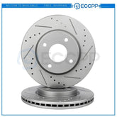 For Nissan 2009-2014 Cube 2007-2012 Sentra Versa Drill Front Brake Discs Rotors 6B93BC-57