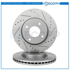 For Nissan 2009-2014 Cube 2007-2012 Sentra Versa Drill Front Brake Discs Rotors 6B93BC-57