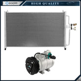 AC Condenser & AC Compressor Cooling Kit For 2005-2006 Ford Escape Mazda Tribute 6B93BC-57