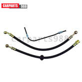 Upper + Lower Brake Hose Kit w/ Brake Pipe For Honda CB350/400F/450K/500/550/750 6B93BC-57