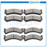 Front Rear Ceramics Brake Pads For Chevrolet Silverado 1500 GMC Sierra 1500 2004 KOEEP