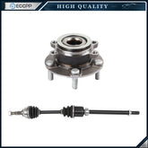 1X CV Axle + 1X Wheel Hub Bearing Front Right For Nissan Rogue 2.5L AWD 2008-13 6B93BC-57