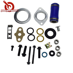 For 2003-2010 Ford Powerstroke Diesel 6.0L Intake Manifold Gasket Set Blue Hose 6B93BC-57