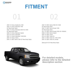 Chrome Mirror for 07-13 Chevy GMC Power-Fold Driver Side Heated Memory Signal 6B93BC-57