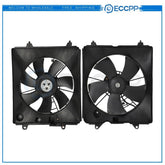 Electric Radiator Condenser Cooling Fan Assembly For 2007 2008 2009 Honda CR-V 6B93BC-57
