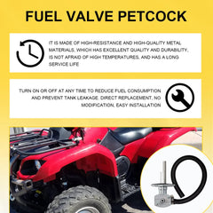 Fuel Gas Tank Petcock For Yamaha Bruin 350 04-06 Grizzly 350 07-16 Grizzly 660 A 6B93BC-57