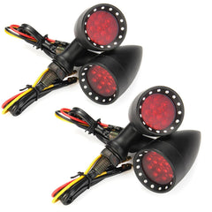 4PCS LED Turn Signal Indicator For universal 12V motorcycles / motorbikes