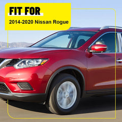 8pcs For Nissan Rogue 2014-2020 Piano Chrome Window Pillar Posts Door Trim Cover 6B93BC-57