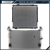 Aluminum Radiator & AC Condenser Cooling Kit For 98-04 Toyota Tacoma 6B93BC-57