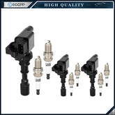 3 Pcs For 3.5L 04 05 06 Hyundai Santa Fe XG350 Amanti Ignition Coil Spark Plug