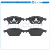 Front Ceramic Brake Pads For Mazda 6 2006 - 2007 4pcs 2.3L Turbocharged Slotted 6B93BC-57