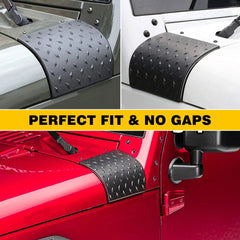 EBE Cowl Body Armor Cover Trim Exterior Accessories for 2007-18 Jeep Wrangler JK 6B93BC-57