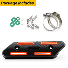 4 Stroke Pipe Heat Shield Guard Orange For KTM 250 350 450 500 EXC-F Dirt Bike A 6B93BC-57